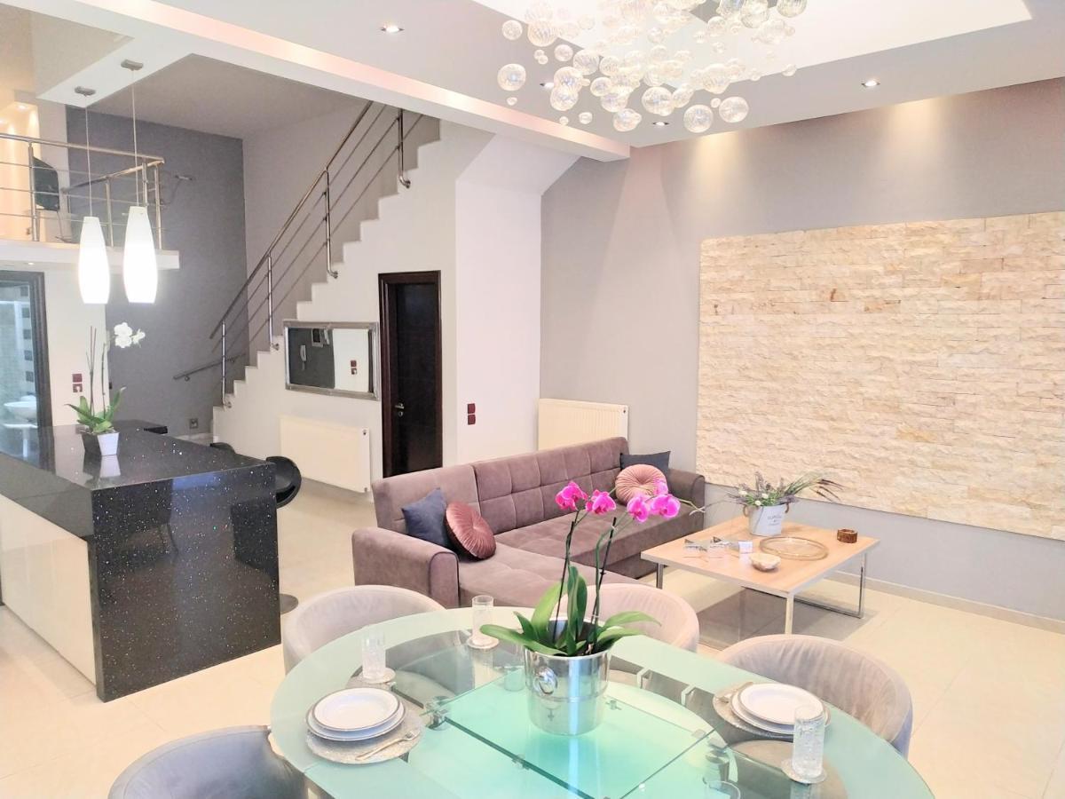 Luxury Apartment With Sea View Near Kallithea Koskinou  外观 照片