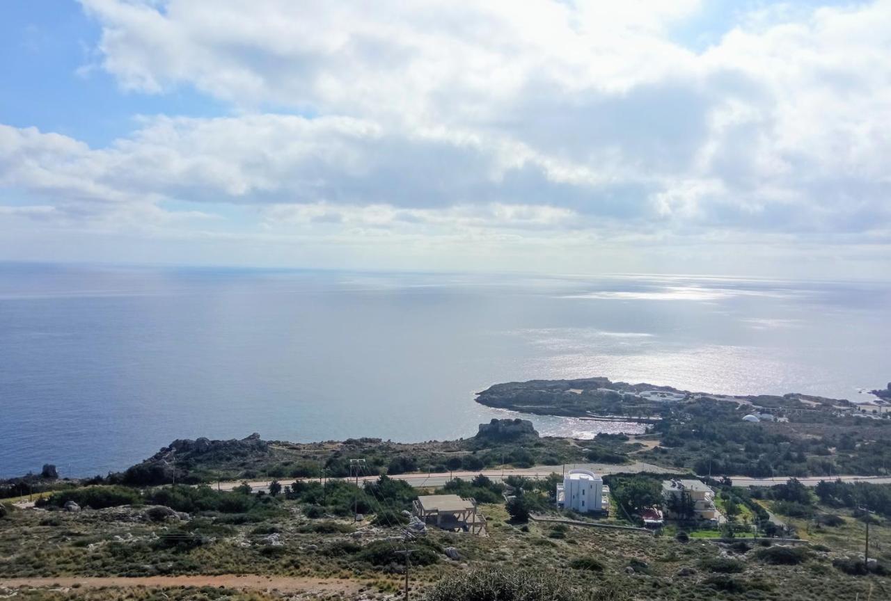 Luxury Apartment With Sea View Near Kallithea Koskinou  外观 照片