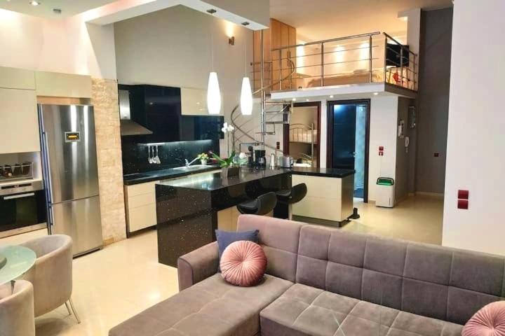 Luxury Apartment With Sea View Near Kallithea Koskinou  外观 照片